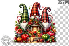 Christmas Gnome Sublimation - Clipart PNG Design Product Image 1