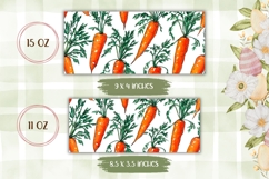 Cartoon Vegetables Mug Wrap Design, Cartoon Carrot Mug Product Image 2