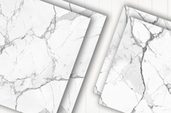 White Marble Stone Digital Paper Product Image 2