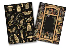 Dark Gothic Witchy Junk Journal Pages Product Image 2