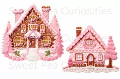 Christmas, GingerBread, Ephemera, PNG, watercolor, Clipart Product Image 2