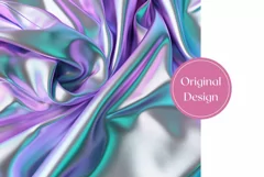Holographic Tumbler Warp Design, Metallic Tumbler Design Product Image 2