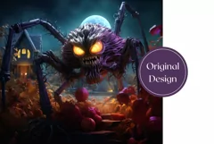 3D Halloween Monster Tumbler Wrap, Halloween Tumbler Wrap Product Image 2