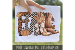 Western Fall PNG | Howdy Pumpkin PNG | Camo Fall PNG Product Image 2