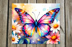 Fairy Butterfly | 4 skinny tumbler Sublimation designs PLUS Product Image 2