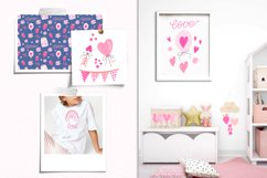 Love Bundle. Holiday Patterns, Cards, Heart Clipart Product Image 3