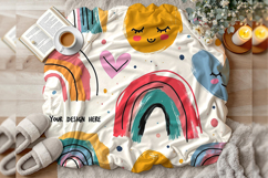 Top-view soft fabric blanket mockup Product Image 3