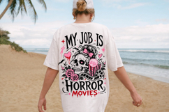 Coquette Girly Horror Lover PNG, Pink Spooky Vibes PNG Product Image 2