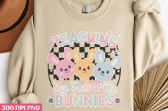 Retro Teacher Easter Sublimation Bundle PNG Product Image 6