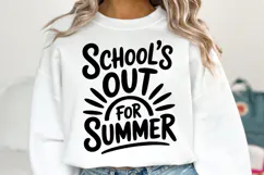 School's out for summer svg | Summer Svg | Shirt Svg Product Image 1