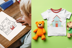 Cute houses clipart set Product Image 2