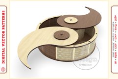 Box Organizer v17 - laser cut file - Glowforge ready SVG Product Image 2