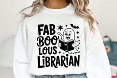 Fab Boo Lous Librarian Svg | Halloween Svg | Shirt Svg Product Image 1