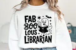 Fab Boo Lous Librarian Svg | Halloween Svg | Shirt Svg Product Image 1