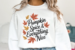 Pumpkin Spice and Everything Nice Svg | Shirt Svg Product Image 1