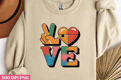 LOVE PNG, Autism Sublimation PNG Product Image 3
