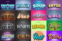 Editable Text Effects Bundle for Illustrator. Vector files Product Image 2