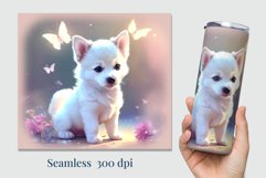 Tumbler Sublimation Design Cute Dog / PNG/ 3D Tumbler Wrap Product Image 2
