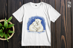 Blue Winter Unicorn Clipart Sublimation PNG Product Image 2