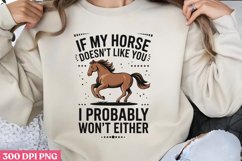 If My Horse Doesn t Like You, I Probably Won t Either PNG Product Image 2