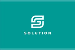 Letter S round logo design vector template Product Image 2