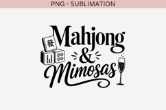Mahjong quote png design for T-shirts Product Image 2