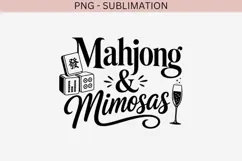 Mahjong quote png design for T-shirts Product Image 2