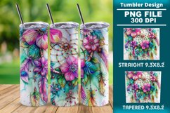 Dreamcatcher 20oz skinny Tumbler wrap design png Product Image 1