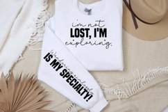 i&#039;m not lost, i&#039;m exploring sleeve SVG PNG Product Image 2