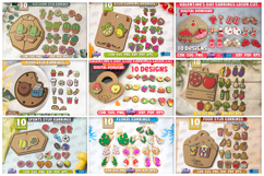 400 Earrings Mega Bundle Laser Cut,Wood Engraved Jewelry SVG Product Image 3