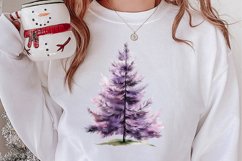 Lavender And Christmas Tree Sublimation Clipart Product Image 2