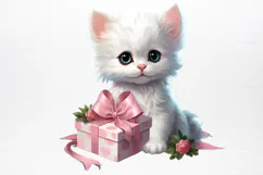 Christmas Baby Animals Clipart PNG Product Image 2