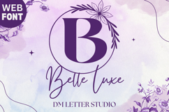 Belle Luxe Monogram - Elegant Luxury Monogram Serif Font Product Image 1