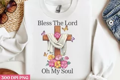 Bless the Lord, Oh my soul PNG, Christian Sublimation PNG Product Image 3