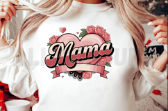 Mama Sublimation PNG, Blessed Mama Sublimation Product Image 2