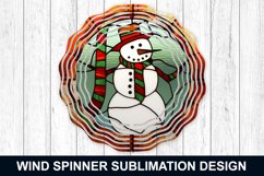 Snowman Stained Glass Wind Spinner Bundle Product Image 3