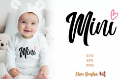 Mama and Mini SVG, Mom Life svg, Mother's Day svg, Product Image 1