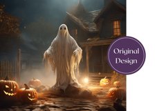 3D Halloween Monster Tumbler Wrap, 3D Halloween Sublimation Product Image 2