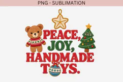 Christmas crochet png design for T-shirts Product Image 2