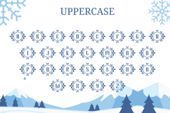 Wreath Snow Monogram | Web Font Product Image 2
