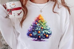 Christmas Tree Clipart Sublimation, Christmas PNG Product Image 2