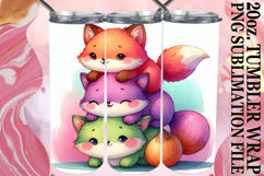 GIFT OF SERENITY 20oz TUMBLER WRAP, Cute Animals Product Image 1