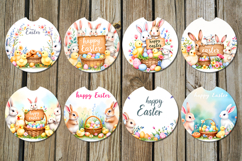 Watercolor Easter | spring Car coaster &amp; key chain designs Product Image 2
