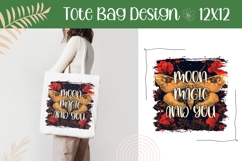 Magic Moth Illustration, Moon Magic and You Sublimation Product Image 1