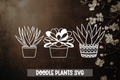3 Cute Succulents Plants SVG Product Image 1