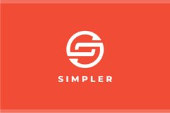 Simpler Letter S logo design vector template Product Image 2