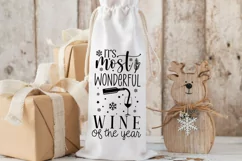 It's most wonderful wine of the year SVG, Christmas SVG Product Image 2