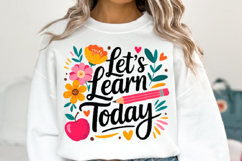 Let&#039;s Learn Today svg | Svg Files for Cricut | Shirt Svg Product Image 1