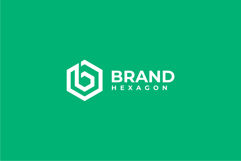Hexagon Letter B Logo Design Vector Template Product Image 2