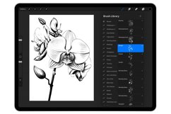 75 Procreate Wildflowers Part - 1 Stamp Brushes Product Image 3